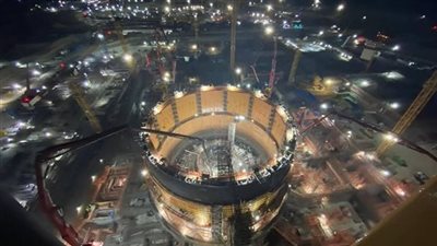 مستجدات محطة الضبعة النووية.. اكتمال الصبة الخرسانية للمرحلة الأولى للوحدة الثانية