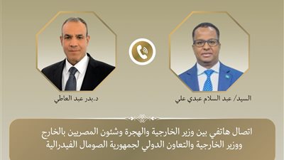 وزير الخارجية يؤكد على وقوف مصر إلى جانب الصومال في مواجهة الإرهـ ـاب