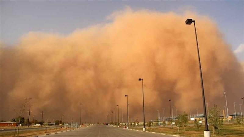 عاصفة ترابية