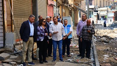 بالصور.. وزيرة التنمية المحلية تتفقد أعمال تنفيذ المرحلة الأولى من تطوير سوق العتبة
