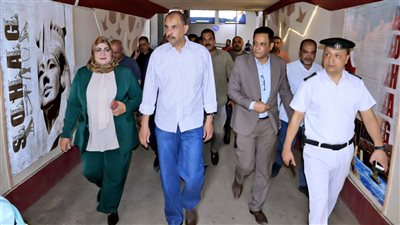 محافظ سوهاج يتفقد أعمال تنفيذ الهوية البصرية وتطوير عدد من المحاور بالمدينة