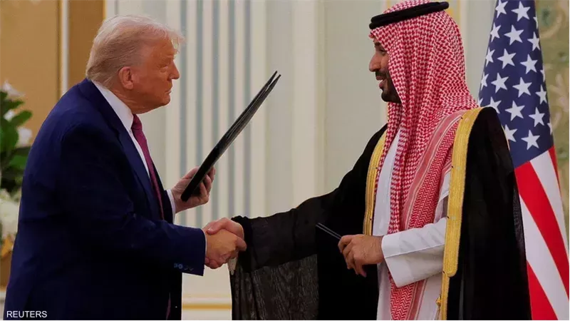محمد بن سلمان وترامب