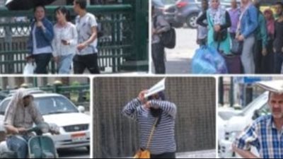 رطوبة خانقة وحرارة مرتفعة .. القاهرة تسجل 36 درجة غدًا