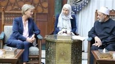 شيخ الأزهر لسفيرة الاتحاد الأوروبي: ما يحدث في غزة 