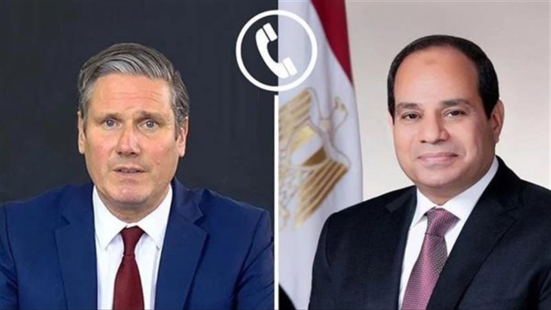 السيسي وستارمر يؤكدان