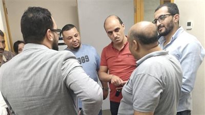 استقبال وفد منظمة الصحة العالمية بمستشفى طهطا العام