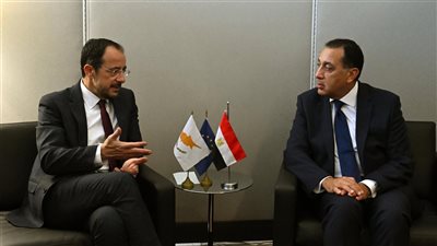 رئيس الوزراء يبحث مع رئيس قبرص تعزيز الشراكة الاستراتيجية وتوسيع التعاون الثنائي