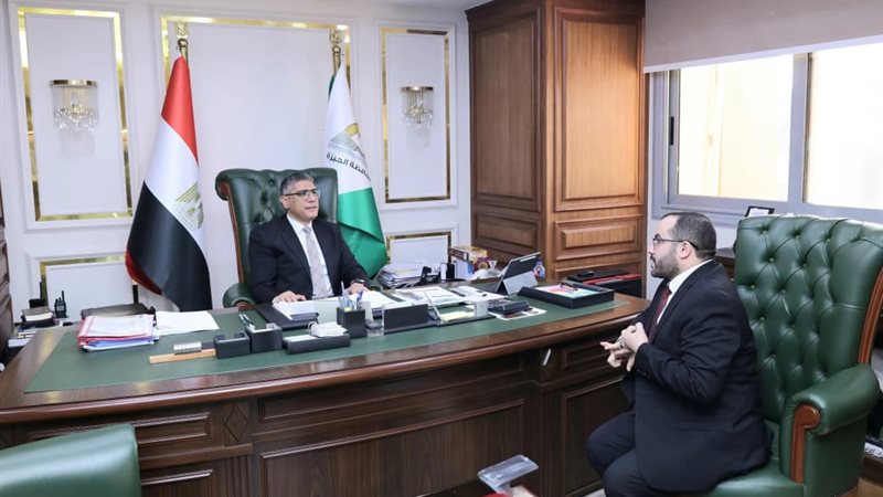 لقاء محافظ الجيزة