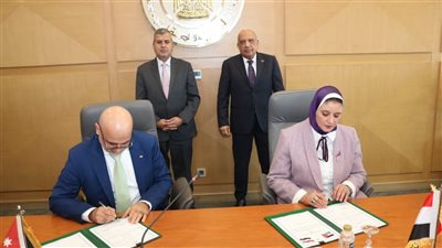 وزير الكهرباء ونظيره الأردني يشهدان مراسم توقيع عقد تبادل الطاقة لعام 2026 