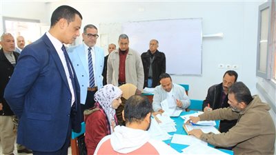 متابعة مستمرة لأعمال تصحيح امتحانات الشهادة الإعدادية بـ سوهاج
