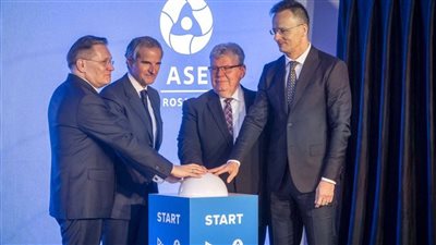 روساتوم تبدأ صب الخرسانة الأولى لأساسات مبنى مفاعل الوحدة الخامسة بمحطة باكش النووية