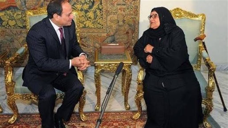 الحاجة سبيلة والسيسي