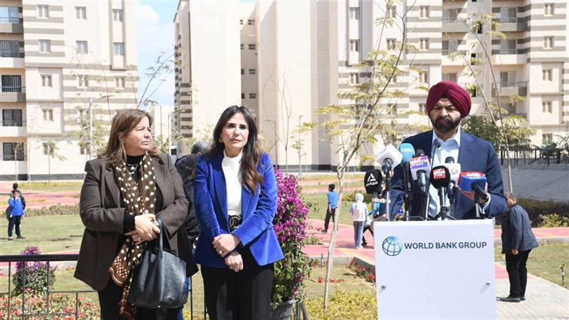 زيارة رئيس البنك الدولي لمشروع سكن لكل المصريين