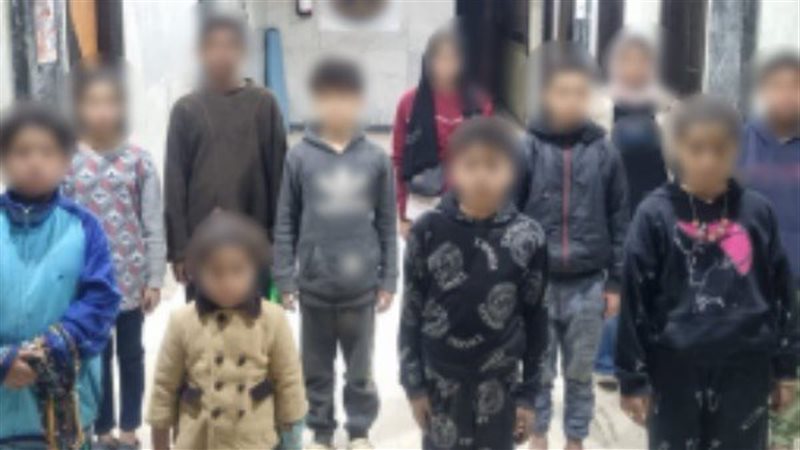 ضبط عصابة استغلال الاطفال 