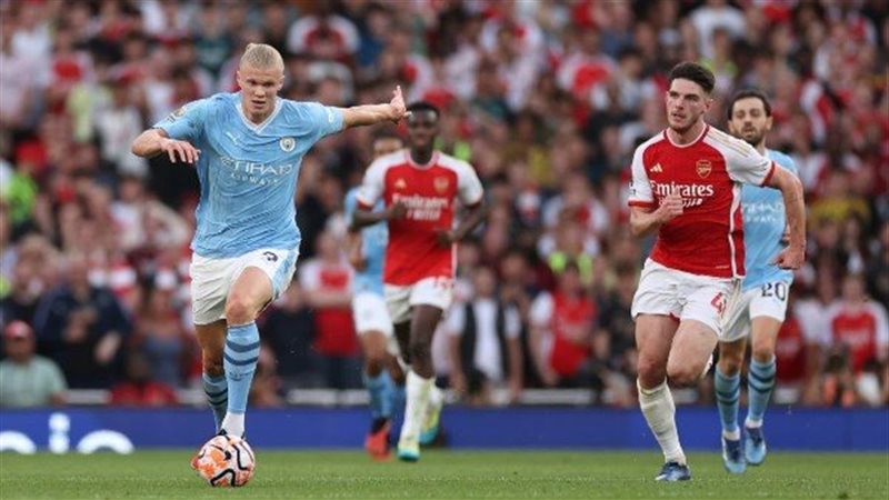 السيتي يهزم الارسنال 