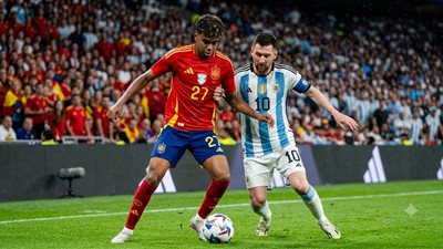 موعد مباراة إسبانيا ضد الأرجنتين في نهائي كأس العالم والقنوات الناقلة 