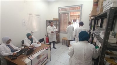قافلة مجانية  قدمت 2600 خدمة بقرية غياضة الشرقية ببنى سويف