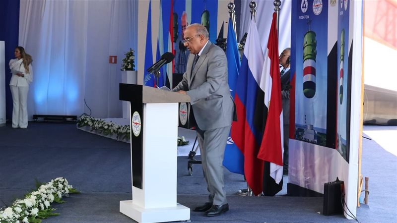 وزير الكهرباء خلال الاحتفالية