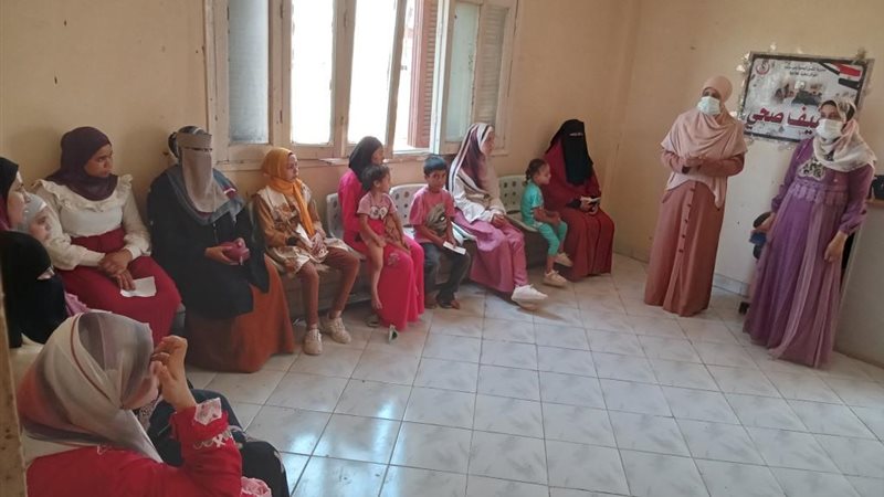 قافلة بقرية النواميس بمركز الواسطى 