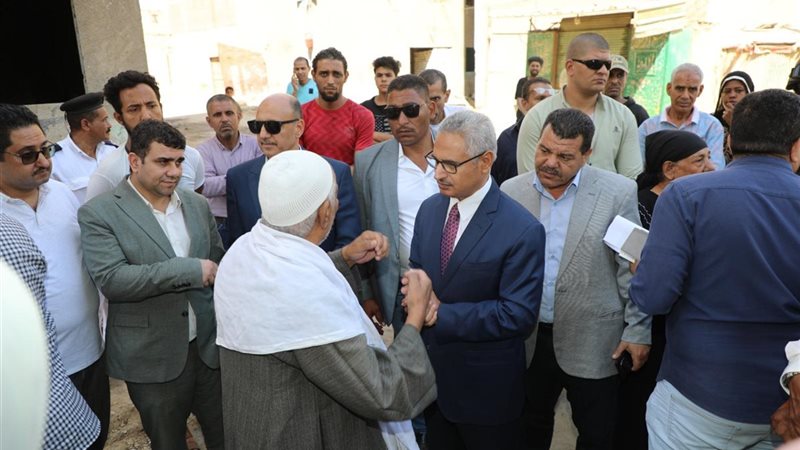 جولة ميدانية لمحافظ بنى سويف
