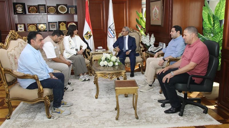 لقاء المحافظ والسفيرة