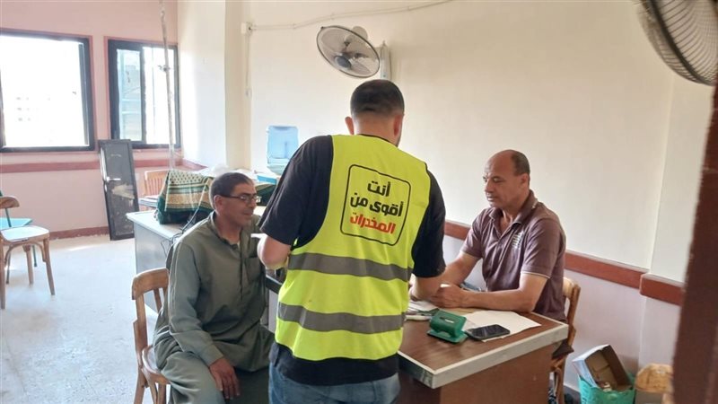 خملات للتوعية بمخاطر الادمان ببنى سويف
