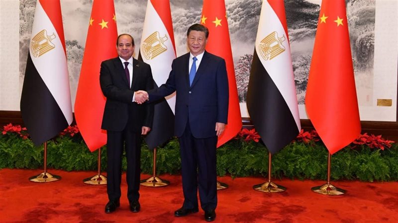 السيسي ورئيس الصين
