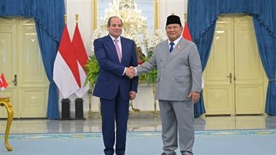 السيسي ورئيس إندونيسيا يتفقان على تعميق التعاون الاقتصادي والدفاعي والتعليمي