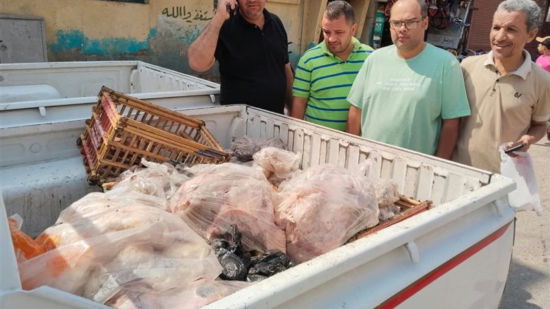 صبط لحوم منتهية الصلاحية ببنى سويف