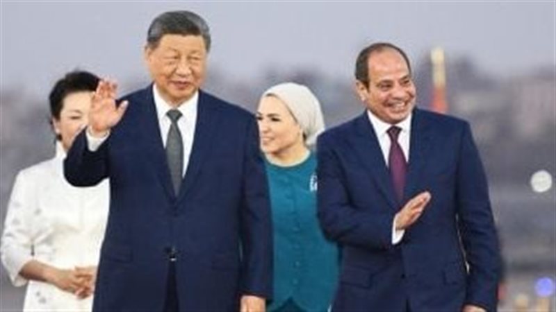 الرئيس السيسي والرئيس الصيني 