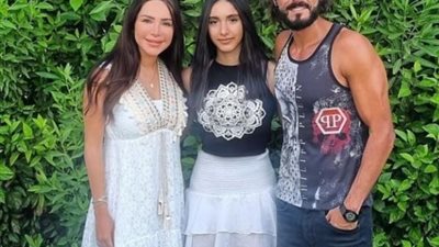 يوسف الشريف يتعرض لهجوم قوى بسبب ملابس زوجته ونجلته