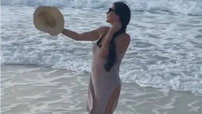 لامتيا فرنجيه تتألق بإطلالة صيفية جريئة فى أحدث ظهور لها