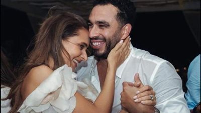 نيللى كريم تنشر صور جديدة من حفل زفافها