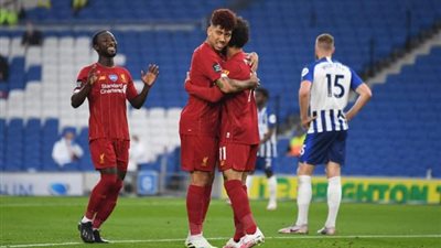 محمد صلاح يقود ليفربول للفوز بثلاثية على برايتون