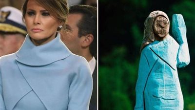 لماذا تم إحراق تمثال «ميلانيا ترامب» في سلوفينيا؟.. إليك التفاصيل كاملة