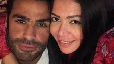 لقاء الخميسي تتغزل في زوجها بمناسبة عيد زواجهما