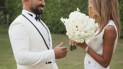 أحمد سعد يغازل زوجته بكلمات رومانسية عبر ”انستجرام”