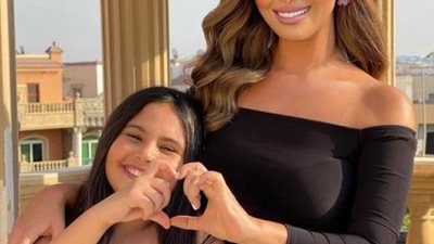 بالصور.. مى سليم برفقة نجلتها فى أحدث ظهور لها