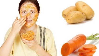 ماسك البطاطس والجزر.. الحل السحري لتفتيح البشرة