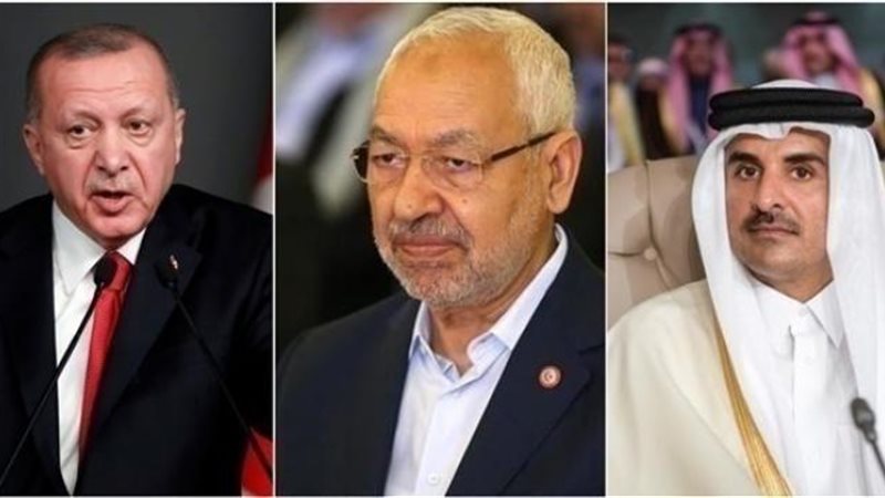 تميم والغنوشى وأردوغان