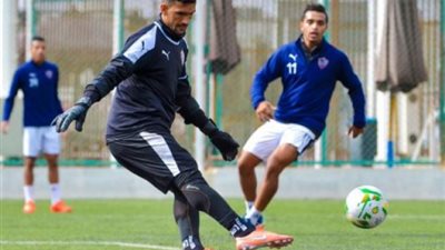 تدريبات منفردة لـ عواد في معسكر الزمالك ببرج العرب