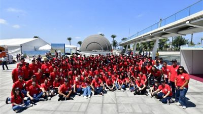 شاهد.. كواليس زيارة شباب ملتقى لوجوس لمكتبة الإسكندرية