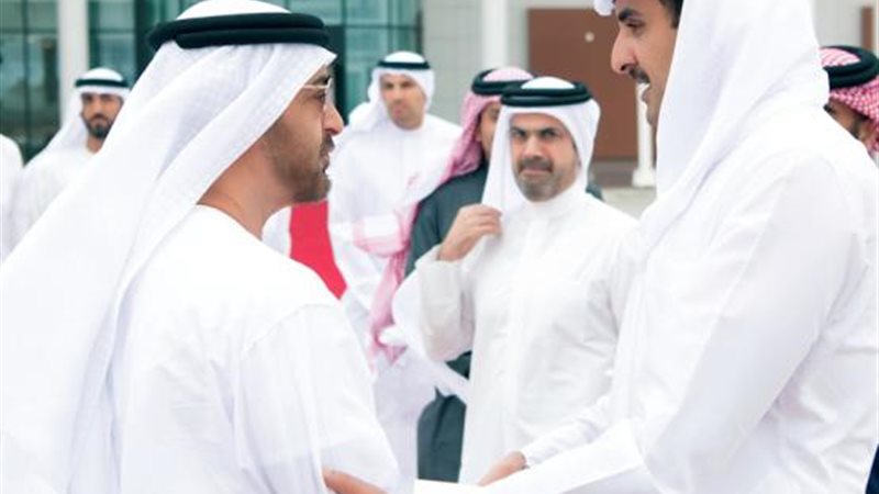 تميم وبن زايد