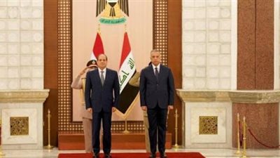السيسى يعقد جلسة مباحثات مع رئيس الوزراء العراقى