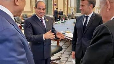 السيسي يلتقى ماكرون وملك الأردن ورئيس وزراء العراق