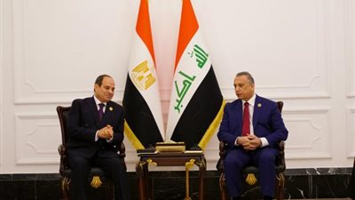 الكاظمي لـ الرئيس السيسي: نحرص على بناء أفضل علاقات مع مصر