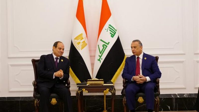 الكاظمى والسيسي
