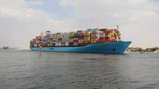 أكبر سفينة حاويات بالعالم EVER ART تعبر قناة السويس