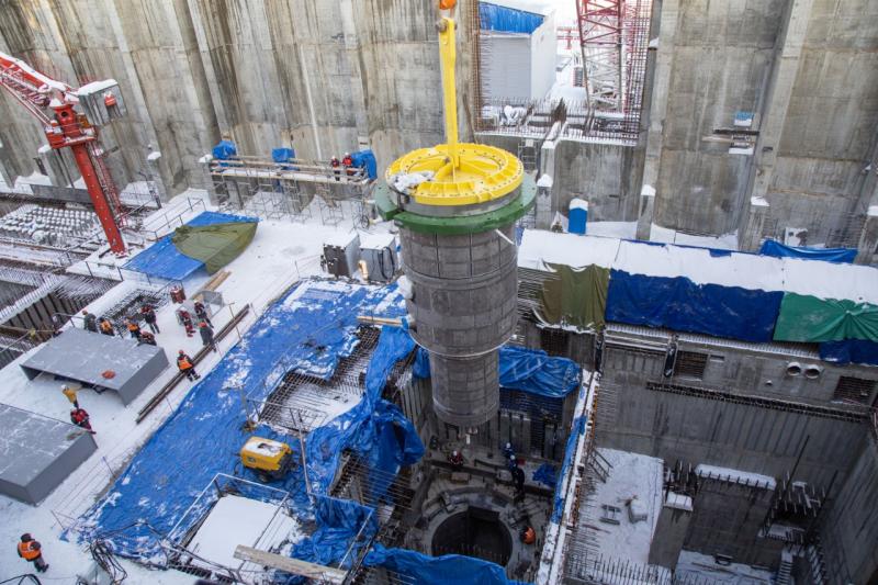هيكل المفاعل الروسي الفريد للأبحاث