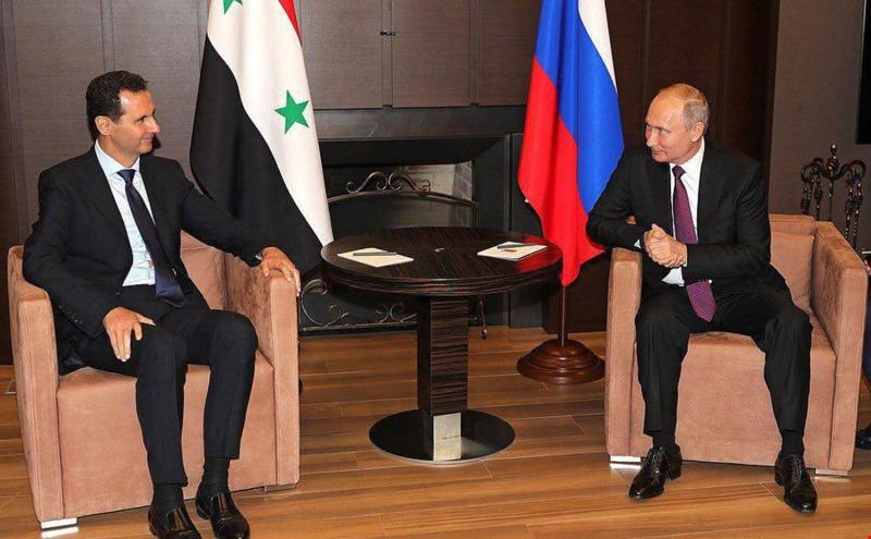 فلاديمير بوتين وبشار الأسد